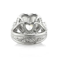 5.91ct Heart Shaped Diamond Engagement Ring