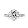 4.09ct Round Brilliant Cut Diamond Engagement Ring