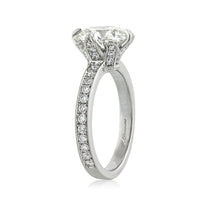 4.09ct Round Brilliant Cut Diamond Engagement Ring