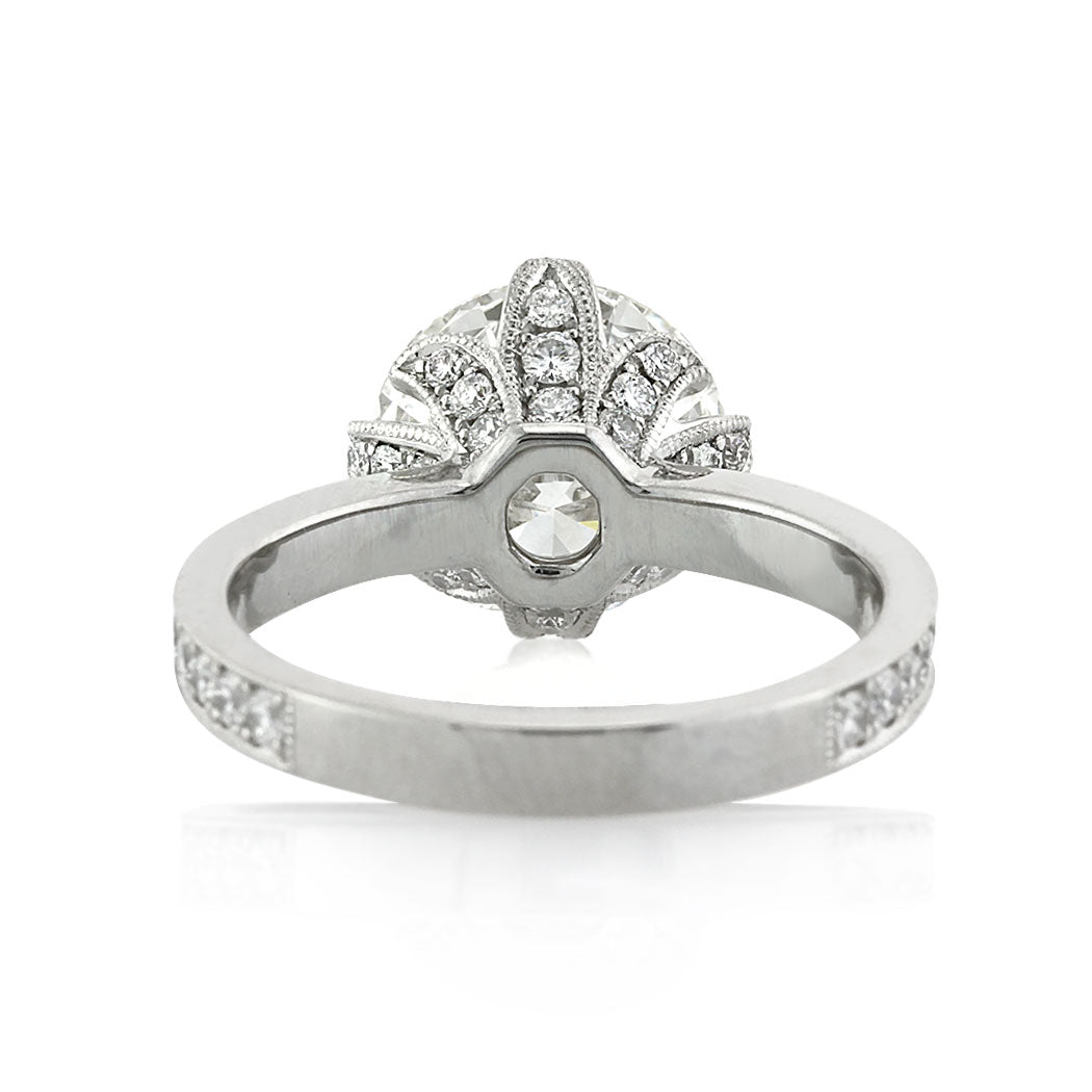 4.09ct Round Brilliant Cut Diamond Engagement Ring