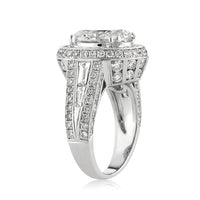 5.72ct Oval Cut Diamond Engagement Ring