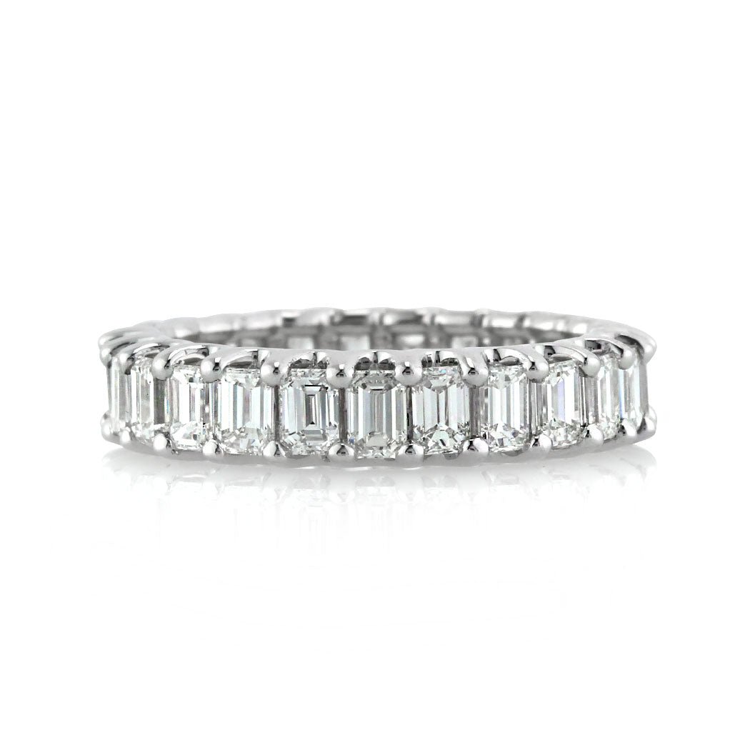 3.00ct Emerald Cut Diamond Eternity Band