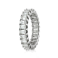 3.00ct Emerald Cut Diamond Eternity Band