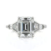 4.48ct Emerald Cut Diamond Engagement Ring