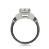 4.48ct Emerald Cut Diamond Engagement Ring