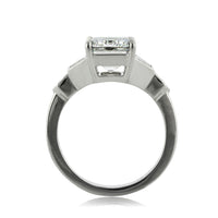 4.48ct Emerald Cut Diamond Engagement Ring