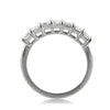 2.20ct Emerald Cut Diamond Wedding Band in 18k White Gold