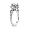 1.86ct Princess Cut Diamond Engagement Ring