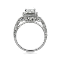 1.86ct Princess Cut Diamond Engagement Ring