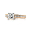 2.01ct Princess Cut Diamond Engagement Ring