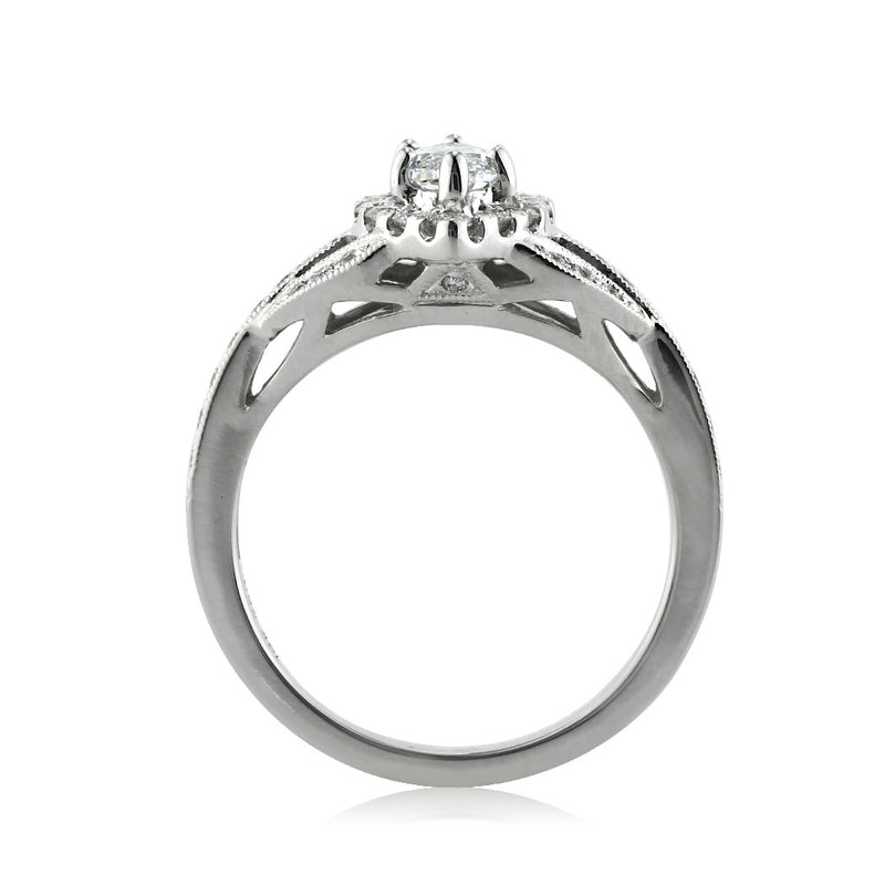 1.20ct Marquise Cut Diamond Engagement Ring