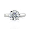2.59ct Round Brilliant Cut Diamond Solitaire Engagement Ring
