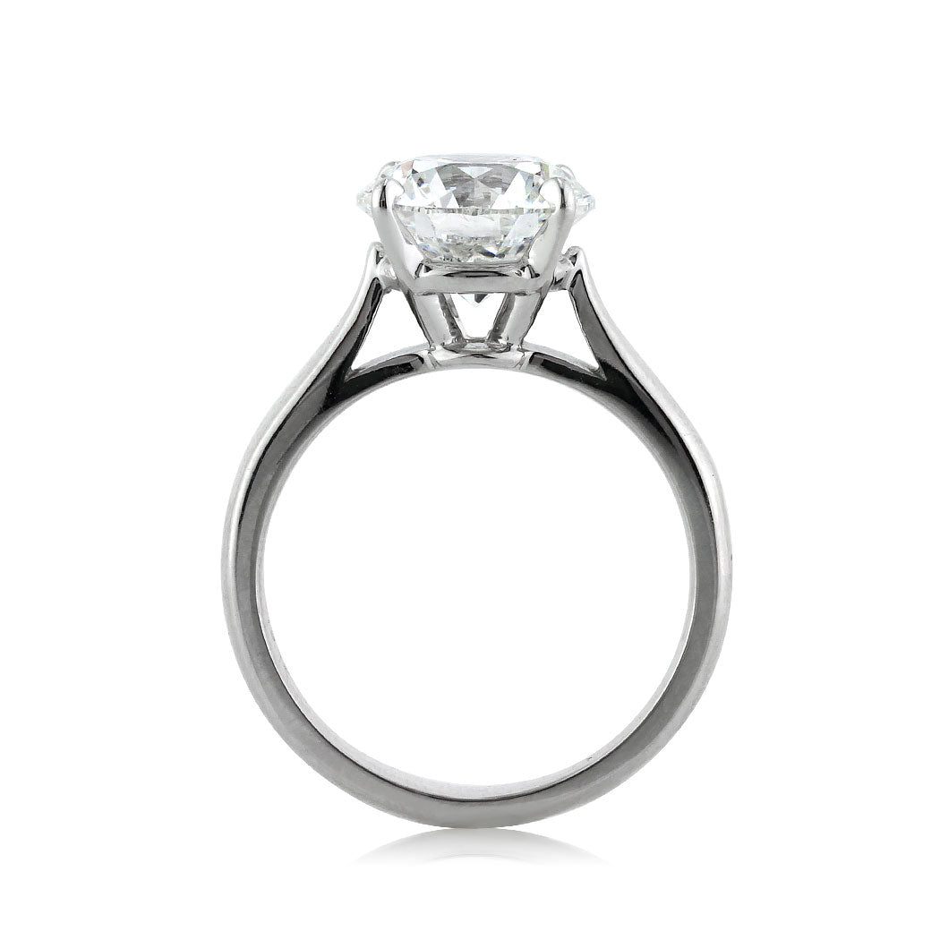 2.59ct Round Brilliant Cut Diamond Solitaire Engagement Ring