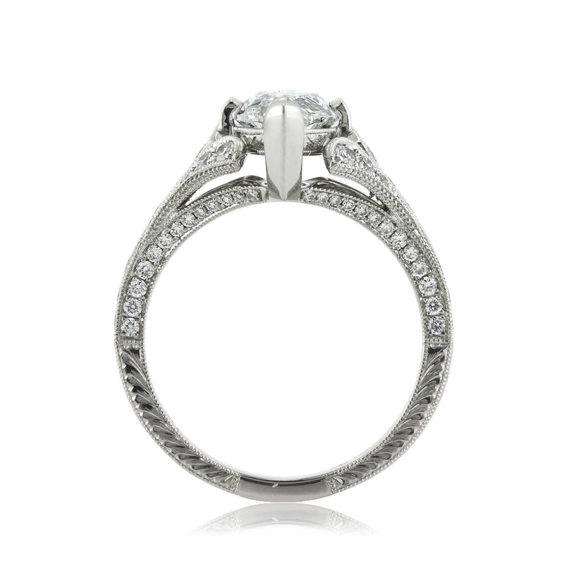 3.86ct Marquise Cut Diamond Engagement Ring