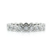 1.00ct Round Brilliant Cut Diamond Bezel Eternity Band in Platinum