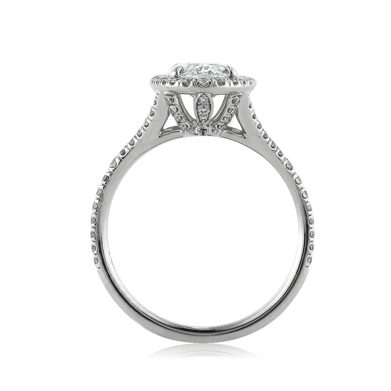 2.21ct Oval Cut Diamond Engagement Ring
