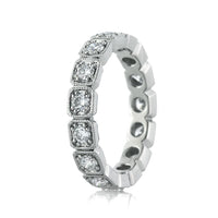 1.20ct Round Brilliant Cut Diamond Eternity Band in 18k White Gold