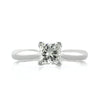 1.00ct Princess Cut Diamond Solitaire Engagement Ring