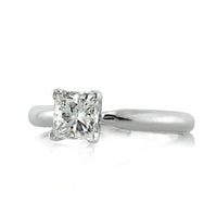 1.00ct Princess Cut Diamond Solitaire Engagement Ring