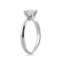 1.00ct Princess Cut Diamond Solitaire Engagement Ring