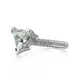3.70ct Trillion Cut Diamond Engagement Ring
