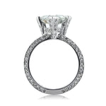 3.70ct Trillion Cut Diamond Engagement Ring