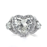 4.25ct Heart Shaped Diamond Engagement Ring