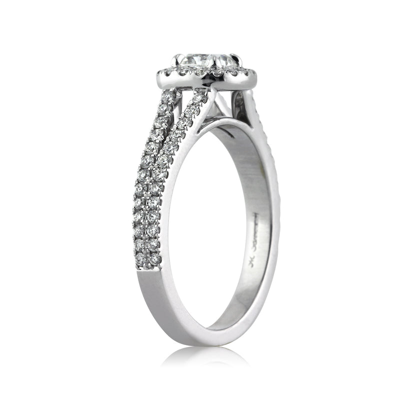 1.40ct Cushion Cut Diamond Engagement Ring