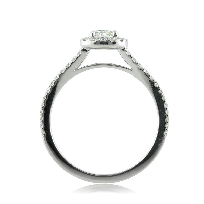 1.40ct Cushion Cut Diamond Engagement Ring