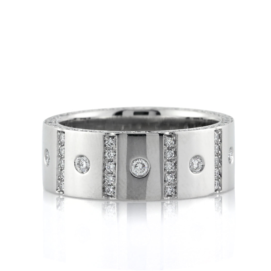 Men's 1.40ct Round Brilliant Cut Diamond Wedding Band