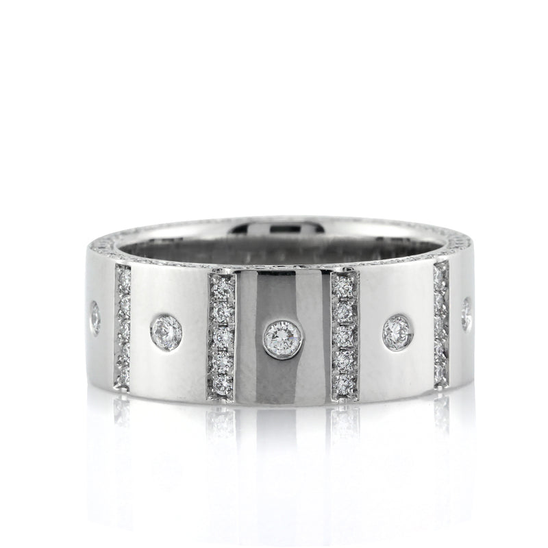Men's 1.40ct Round Brilliant Cut Diamond Wedding Band