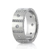 Men's 1.40ct Round Brilliant Cut Diamond Wedding Band in Platinum 8mm