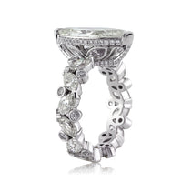 6.76ct Marquise Cut Diamond Engagement Ring