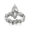 6.76ct Marquise Cut Diamond Engagement Ring