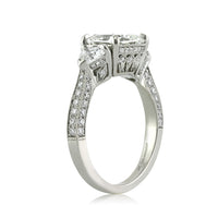 3.11ct Cushion Cut Diamond Engagement Ring