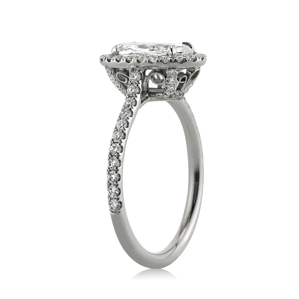 1.95ct Oval Cut Diamond Engagement Ring