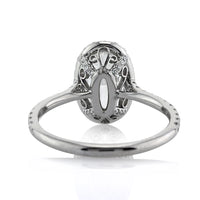 1.95ct Oval Cut Diamond Engagement Ring