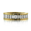 3.50ct Baguette Cut Diamond Eternity Band in 18k Yellow Gold