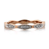 0.25ct Round Brilliant Cut Diamond Eternity Band in 18k Rose Gold