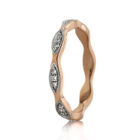 0.25ct Round Brilliant Cut Diamond Eternity Band in 18k Rose Gold