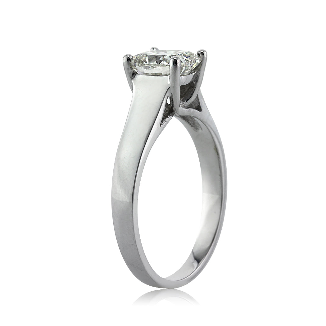 1.55ct Cushion Cut Diamond Solitaire Engagement Ring