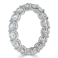 4.00ct Round Brilliant Cut Diamond Eternity Band in Platinum
