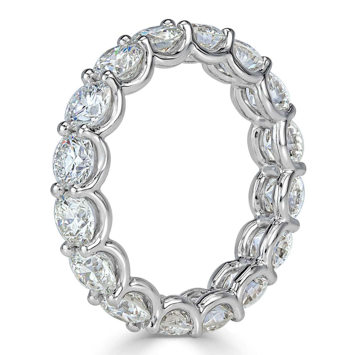 4.00ct Round Brilliant Cut Diamond Eternity Band in Platinum