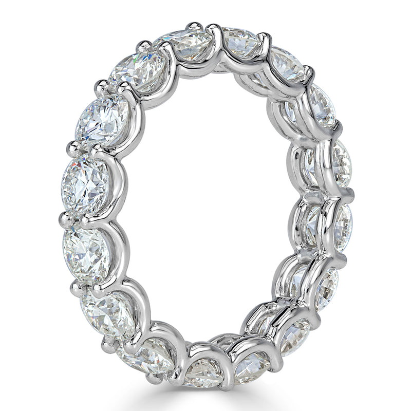 4.00ct Round Brilliant Cut Diamond Eternity Band in Platinum