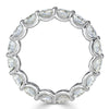 4.00ct Round Brilliant Cut Diamond Eternity Band in Platinum