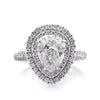 2.61ct Pear Shaped Diamond Engagement Ring