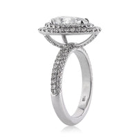 2.61ct Pear Shaped Diamond Engagement Ring