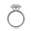 2.61ct Pear Shaped Diamond Engagement Ring