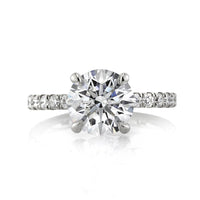 2.32ct Round Brilliant Cut Diamond Engagement Ring