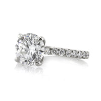 2.32ct Round Brilliant Cut Diamond Engagement Ring